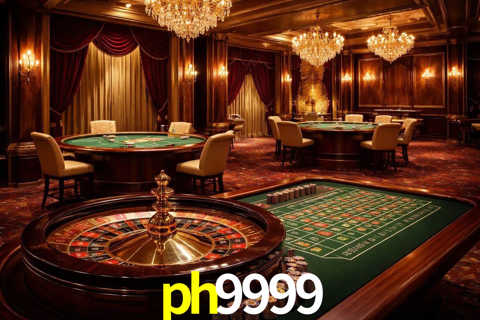 Una escena premium de mesa de casino en vivo con cartas, elementos de ruleta y un ambiente pulido de estudio de transmisión.
